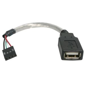 スターテックドットコム StarTech.com スターテックドットコム USBMBADAPT 15cm PCケース/マザーボード接続用USB 2.0ケーブル