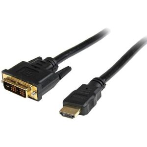 スターテックドットコム StarTech.com スターテック HDDVIMM1M 1m HDMI-DVI-D変換ケーブル HDMI(19ピン)-DVI-D(19ピン) オス/オス