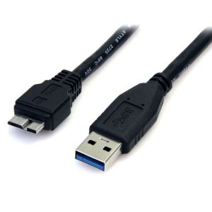 スターテックドットコム StarTech.com スターテックドットコム USB3AUB50CMB 0.5m ブラック SuperSpeed USB 3.0ケーブル 50cm