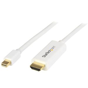 スターテックドットコム StarTech.com スターテック MDP2HDMM1MW Mini DisplayPort - HDMI変換ケーブル 1m