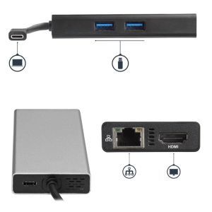 スターテックドットコム StarTech.com スターテック DKT30CHPD USB Type-C接続マルチアダプタ 4K HDMI対応