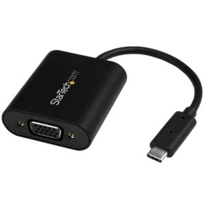 スターテックドットコム StarTech.com スターテック ZU201C8 USB-C - VGA変換アダプタ プレゼンテーション モード切替スイッチ