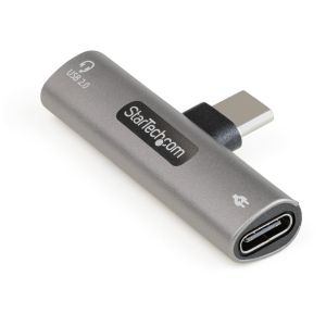 スターテックドットコム StarTech.com スターテック ZU202CX USB Type-C オーディオ 変換アダプタ 60W PD充電対応 ヘッドホン ヘッドセット対応USB-Cポート搭載