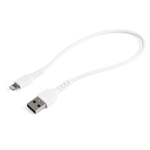 スターテックドットコム StarTech.com スターテック ZU202A6 高耐久Lightning-USB-Aケーブル 30cm ホワイト アラミド繊維補強 Apple MFi認証