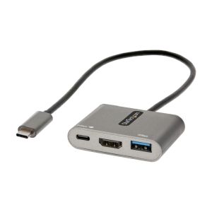 スターテックドットコム StarTech.com スターテック ZU202GB USB Type-Cマルチ変換アダプター USB-C-4K HDMI 100W PD USB 3.0 ハブ