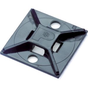 パンドウイット PANDUIT パンドウイット ABM112-AT-D0 マウントベース アクリル系粘着テープ付き 耐候性黒 500個入