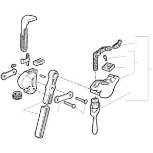 リジッド RIDGID RIDGID 32110 F-205-X チェーン アッセン F/S-2 リジッド