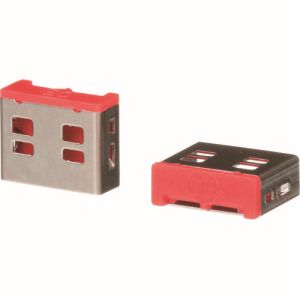 パンドウイット PANDUIT パンドウイット SKUSBA-V Smartkeeperシリーズ USB Type-A用 セキュリティブロック赤5個入