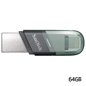 サンディスク SanDisk 海外パッケージ サンディスク USBメモリ lightning&TYPE-A 64GB SDIX90N-064G-GN6NN USB3.0対応