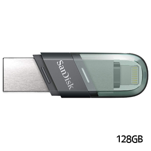 サンディスク SanDisk 海外パッケージ サンディスク USBメモリ lightning&TYPE-A 128GB SDIX90N-128G-GN6NE USB3.0対応