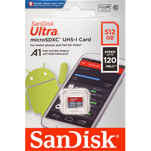 サンディスク SanDisk 海外パッケージ サンディスク マイクロSDXC 512GB SDSQUA4-512G-GN6MN UHS-I Class10 microsdカード