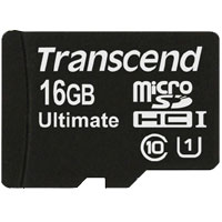 トランセンド Transcend microSDHC 16GB TS16GUSDHC10U1 Class10 UHS-1 600倍速 MLC