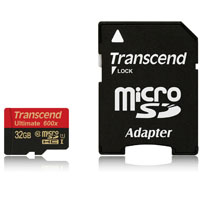 トランセンド Transcend トランセンド マイクロSDHC 32GB TS32GUSDHC10U1 UHS-I Class10 600倍速 MLC microSDカード