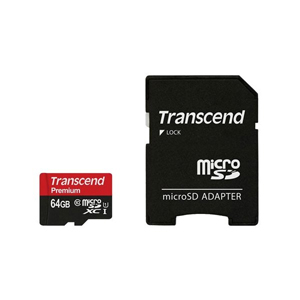 トランセンド Transcend microSDHC 64GB TS64GUSDU1 UHS-I Class10 アダプタ付