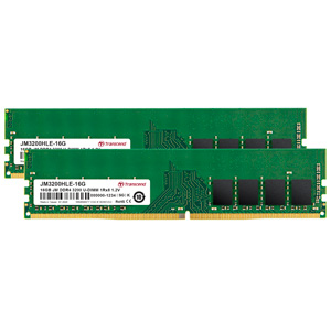 トランセンド Transcend トランセンド JM3200HLE-32GK デスクトップPC用メモリ 16GBx2 DDR4 3200 U-DIMM