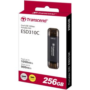 トランセンド Transcend トランセンド Transcend TS256GESD310C 256GB External SSD ESD310C USB 10Gbps Type C/A