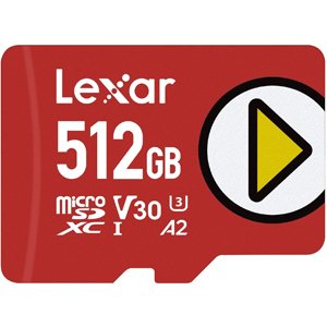 レキサー Lexar (B品 パッケージ破損品 中身新品) レキサー LMSPLAY512G-BNNNG PLAY microSDXCカード 512GB UHS-I U3 V30 A2 海外版