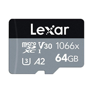 レキサー Lexar 海外リテール品 レキサー マイクロSDXC 64GB LMS1066064G-BNANG Class10 UHS-1 U3 V30 A2 microsdカード