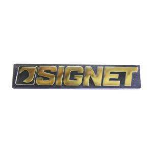 シグネット SIGNET シグネット 99939 SIGNET GOLD ロゴ エンブレム 3D 146x30mm SIGNET