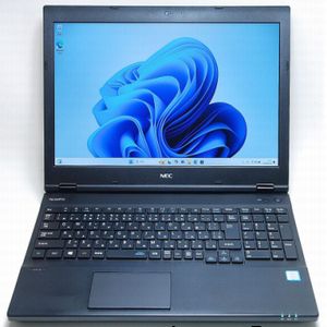 NEC 【中古ノートPC パソコン ランクB】PC-VKT16XZG3 i5-8250U 8GBメモリ 256GB SSD 15.6インチFHD win11PRO 動作保証1か月のみ