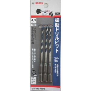 ボッシュ BOSCH ボッシュ SIN043090/3 振動ビット 4.3x90 BOSCH