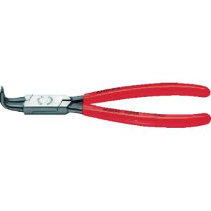 クニペックスツールズ KNIPEX KNIPEX 4621-A41 軸用スナップリングプライヤー 曲 クニペックスツールズ