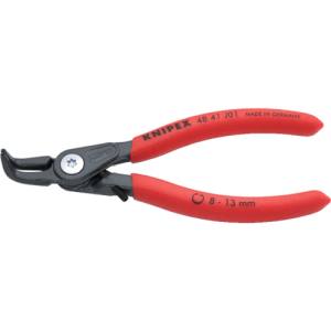 クニペックスツールズ KNIPEX KNIPEX 4841-J01 8 -13mm 穴用スナップリングプライヤー 曲 クニペックスツールズ