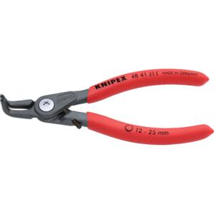 クニペックスツールズ KNIPEX KNIPEX 4841-J11 12 -25mm 穴用スナップリングプライヤー 曲 クニペックスツールズ