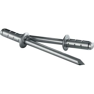 ゲシパ GESIPA ゲシパ 1433848 詰め替え用リベット PolyGrip R上 アルミ/スチール製 100本入り 4.0mm×10mm