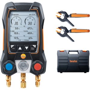 テストー testo T字型中心温度計用 0564 5502 55 デジタルマニホールド testo 550s セット メーカー直送 代引不可 北海道沖縄離島不可