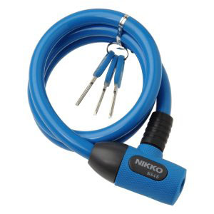 ニッコー NIKKO ニッコー N646W-900P ワイヤー錠 ブルー