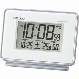 セイコー SEIKO セイコー SQ767W 温湿度付き電波時計