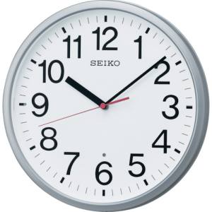 セイコー SEIKO セイコー KX230S 電波掛時計 直径305×45 P枠 銀色メタリック