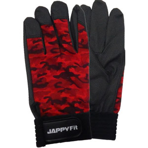ジャッピー JAPPY ジャッピー JPF-178MR-M 作業用手袋 赤迷彩 Mサイズ JAPPY