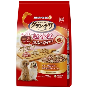 ユニチャーム unicham ユニチャーム グラン デリ ふっくら仕立て食べやすい超小粒 750g