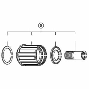 シマノ SHIMANO シマノ SHIMANO Y3E198030 FH-2400 フリーホイールブクミ