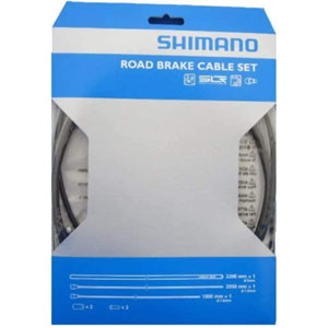 シマノ SHIMANO シマノ SHIMANO Y80098019 ロード用SUSブレーキケーブルセット ブラック