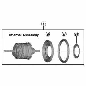 シマノ SHIMANO シマノ SHIMANO Y3EM98010 SG-S7051-11 内部組 187mm