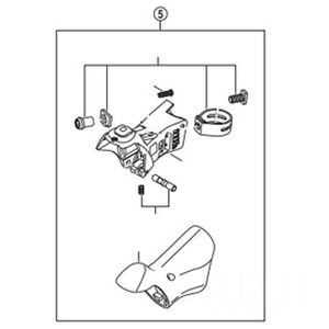 シマノ SHIMANO シマノ SHIMANO Y6WC98020 ST-A070 ブラケットユニット 右