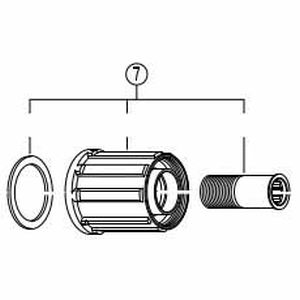 シマノ SHIMANO シマノ SHIMANO Y3TE98040 フリーホイール部組立品