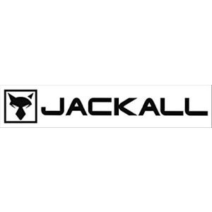 ジャッカル JACKALL ジャッカル カッティングステッカー 長方形 M ブラック