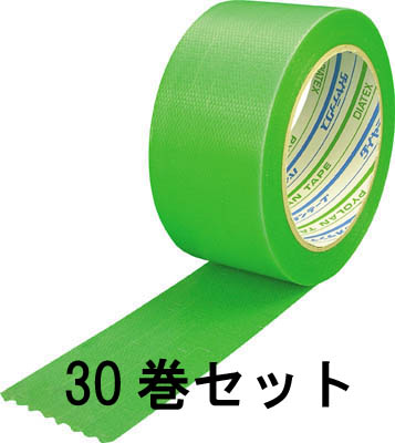  ダイヤテックス DIATEX パイオラン養生用粘着テープ グリーン 50mmＸ25m 厚さ0.16mm 30巻 Y-09-GR