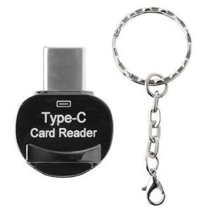 輸入特価アウトレット USB 3.1 Type-C microSDカードリーダー キーリング付き