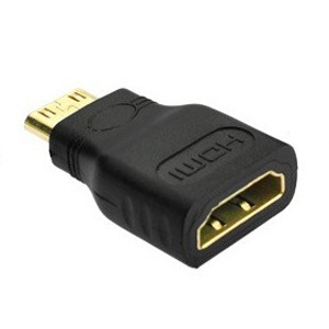 輸入特価アウトレット HDMI変換コネクター miniHDMIオス - HDMIメス PC モニター PS4 Switch