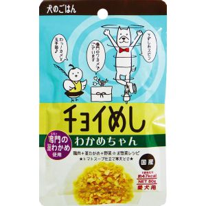 わんわん わんわん チョイめし わかめちゃん 80g