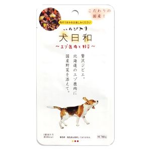 わんわん わんわん 犬日和レトルト エゾ鹿肉と野菜 60g