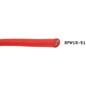 ロックフォード ROCKFORD FOSGATE ロックフォード RFW1R-51 15m巻 1/0ゲージ パワーケーブル レッド 国内正規輸入品