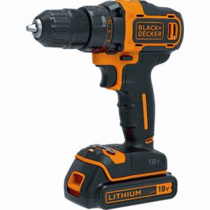 ブラックアンドデッカー BLACK&DECKER ブラックアンドデッカー BDCDD186K2-JP 18Vリチウムコードレスドリルドライバー 2バッテリータイプ