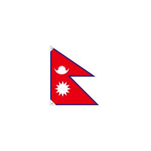 のぼり屋工房 のぼり屋工房 国旗 ネパール 小 販促用 23680