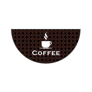 のぼり屋工房 のぼり屋工房 フロアマット COFFEE 半円 42622